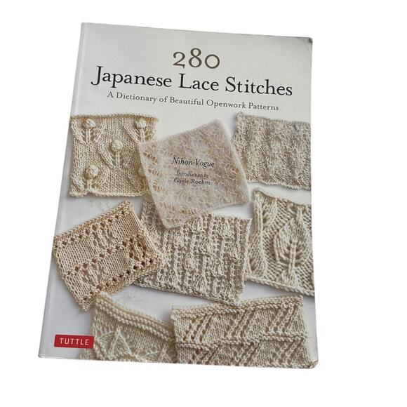 280 Japanese Lace Stitches: A Dictionary of Beautiful Openwork Patterns - Picture 2 of 4